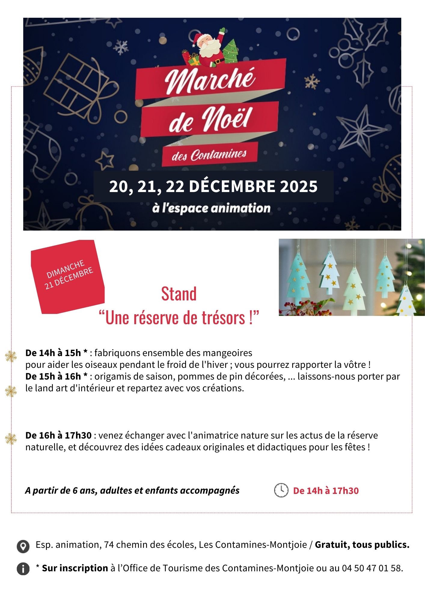 Programme d’animations de la RN Contamines-Montjoie Noël-1