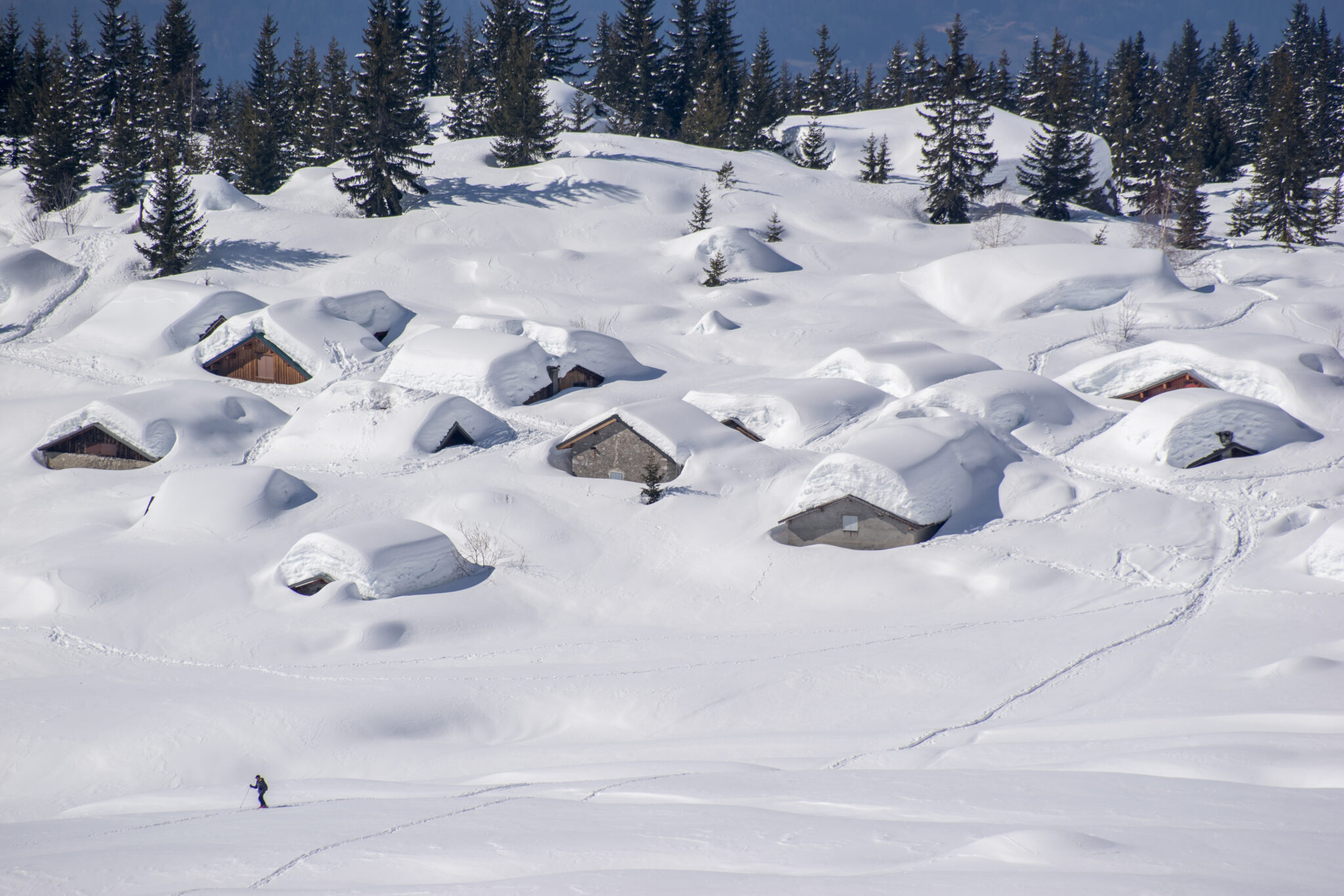 paysage hiver RN Passy